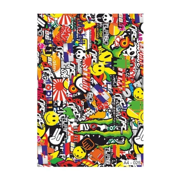 A4 Sticker 025 Tek Paket Çoklu ürün görseli