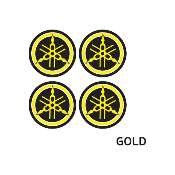 Yamaha Uyumlu 4 (3.5X3.5 Cm) Dörtlü Damla Etiket ürün görseli