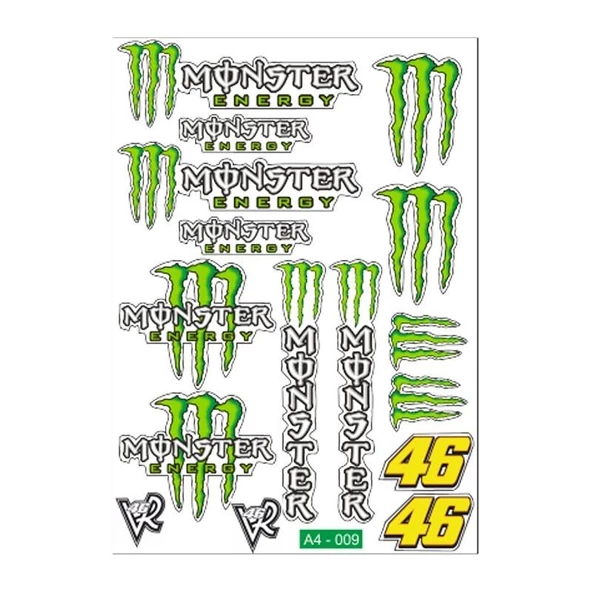 A4 Sticker 009 Tek Paket Çoklu ürün görseli