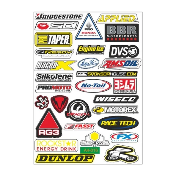 A4 Sticker 016 Tek Paket Çoklu ürün görseli