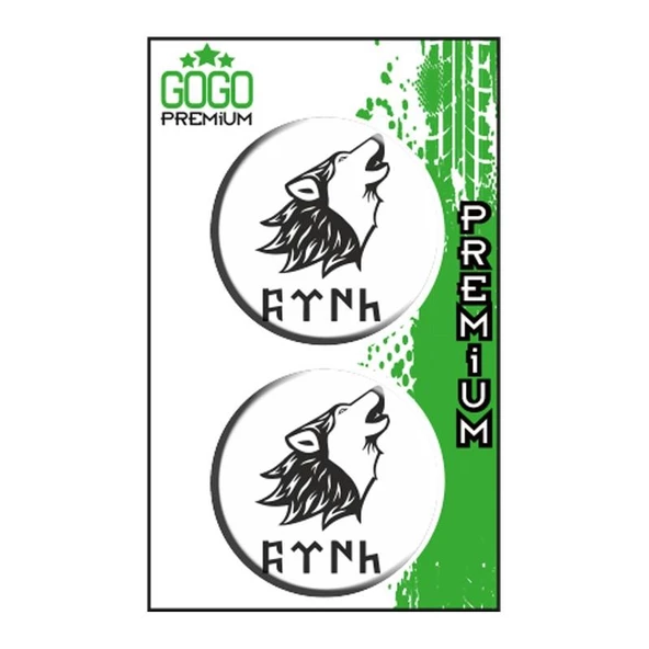 Türk (5X5 Cm) İkili Damla Etiket ürün görseli