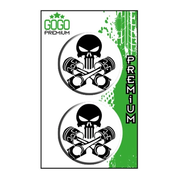 Kurukafa (5X5 Cm) İkili Damla Etiket ürün görseli