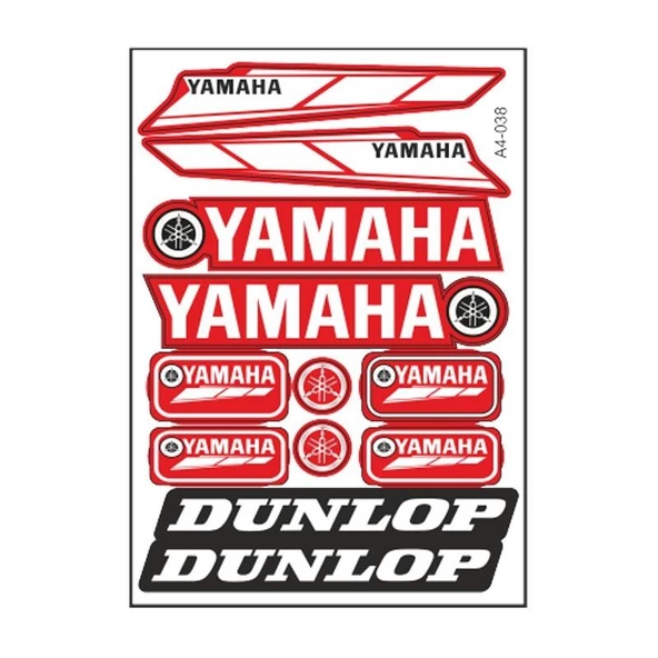 A4 Sticker 038 Tek Paket Çoklu ürün görseli