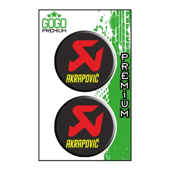 Akrapovıc (5X5 Cm) İkili Damla Etiket ürün görseli