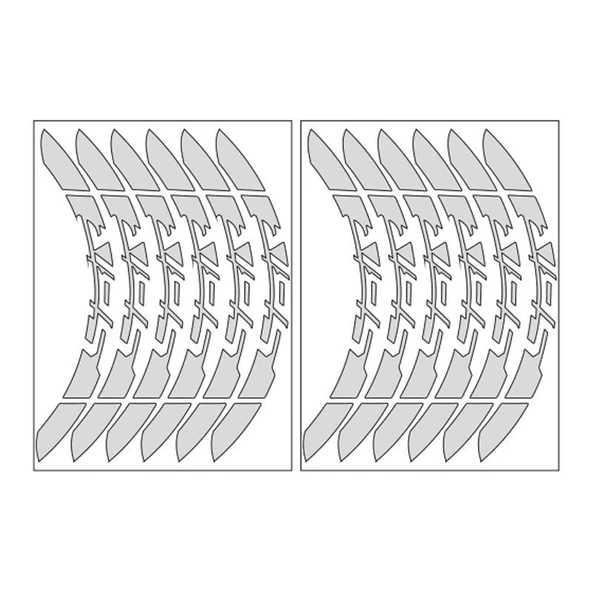 Yamaha Reflektör Beyaz Ybr Uyumlu Büyük 1 Set Jant Şeridi ürün görseli