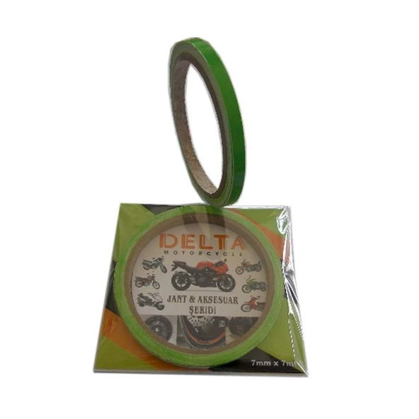 Yeşil 7Cm X 7 M Opak 1 Set Jant Şeridi ürün görseli