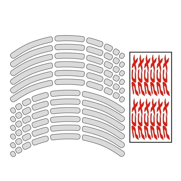 Honda Reflektör Beyaz I Pcx Uyumlu 1 Set Jant Şeridi ürün görseli