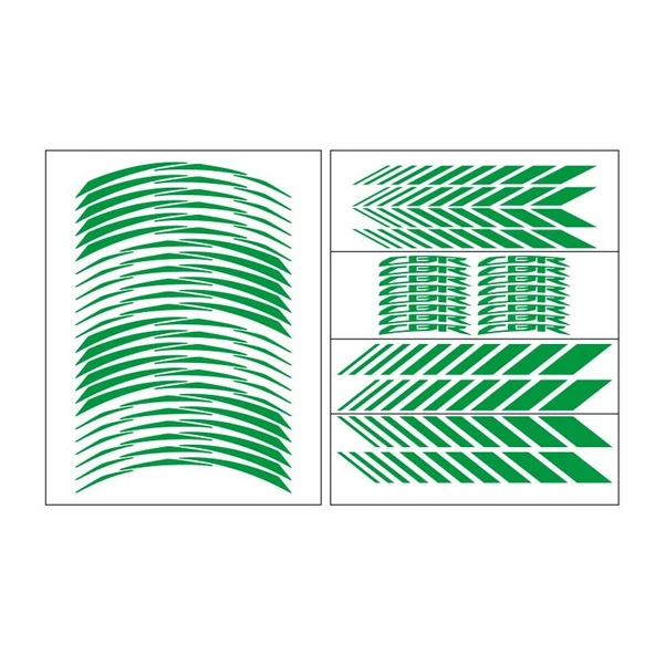 Honda Reflektör Yeşil Cbr Uyumlu Racıng 1 Set Jant Şeridi ürün görseli