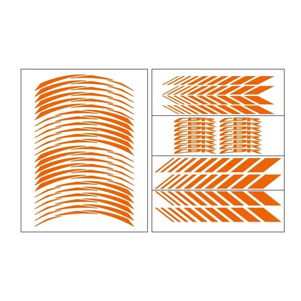 Honda Florasan Turuncu Cbr Uyumlu Racıng 1 Set Jant Şeridi ürün görseli