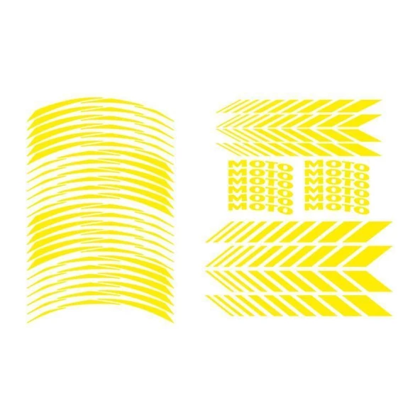 Reflektör Sarı Racing Şerit ürün görseli