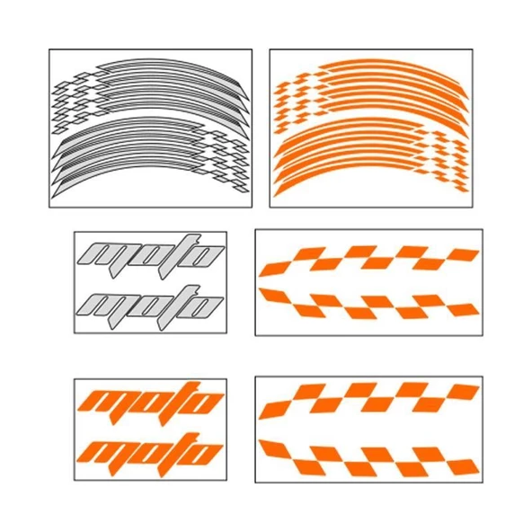 Florasan Turuncu Racing Şerit 3 ürün görseli