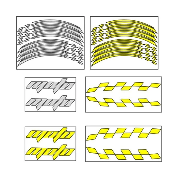 Florasan Sarı Racing Şerit 3 ürün görseli