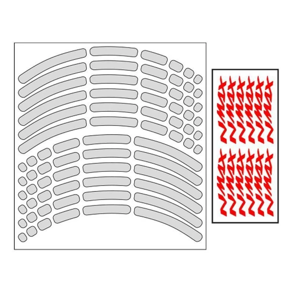 Yamaha Reflektör Beyaz I Nmax Uyumlu 1 Set Jant Şeridi ürün görseli