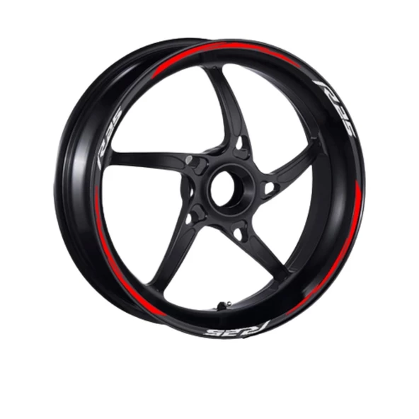 Yamaha Reflektör Kırmızı R25 Uyumlu 1 Set Jant Şeridi - Resim 2