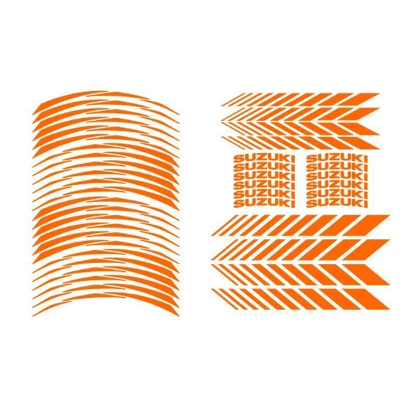 Florasan Turuncu Suzukı Uyumlu Racing Şerit ürün görseli