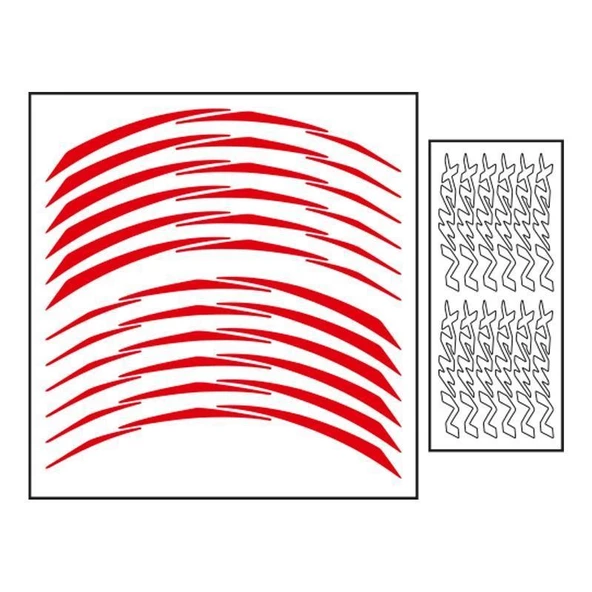 Yamaha Reflektör Kırmızı Iıı Nmax Uyumlu 1 Set Jant Şeridi ürün görseli