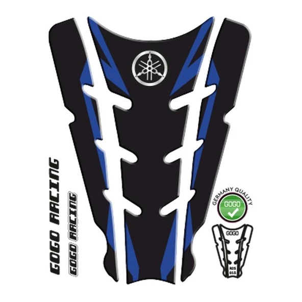 Yamaha R25 2014 - 2018 Uyumlu Tank Pad 016 ürün görseli