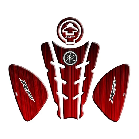 Yamaha R25 2014 - 2018 Uyumlu Tank Pad Set 007 ürün görseli