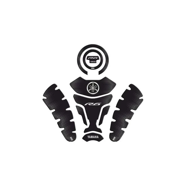 Yamaha R6 Uyumlu Tank Pad Set 001 ürün görseli