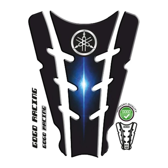 Yamaha R25 2014 - 2018 Uyumlu Tank Pad 005 ürün görseli