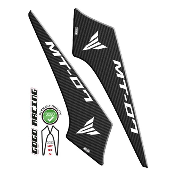 Yamaha Mt07 2014 - 2017 Uyumlu Yan Pad 004 ürün görseli