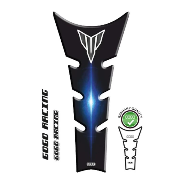 Yamaha Mt25 2014 - 2019 Uyumlu Tank Pad 006 ürün görseli