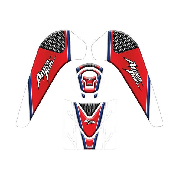 Honda Africa Twin 2016 - 2024 Uyumlu Tank Pad Set 002 ürün görseli