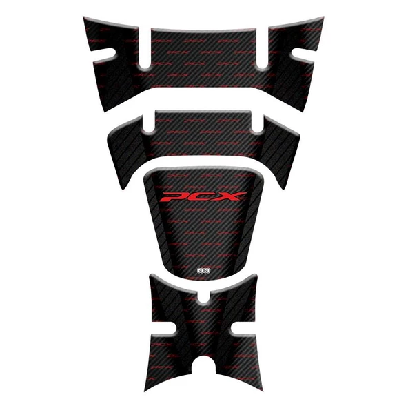 Honda Pcx 2018 - 2020 Uyumlu Tank Pad 003 ürün görseli