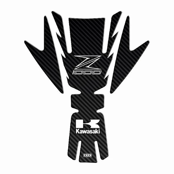 Skm Kawasaki Z1000 2008 - 2016 Uyumlu Tank Pad 001 ürün görseli