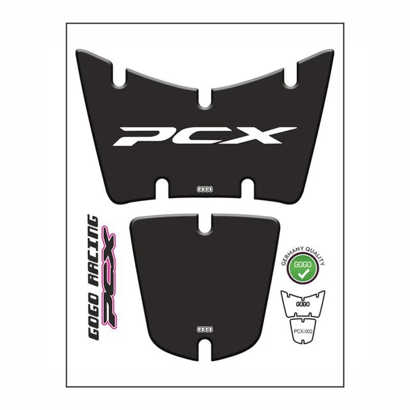 Honda Pcx 2014 - 2017 Uyumlu Tank Pad 002