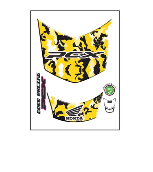 Honda Pcx 2014 - 2017 Uyumlu Kuyruk Pad 025 ürün görseli