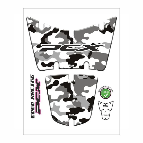 Honda Pcx 2014 - 2017 Uyumlu Tank Pad 021 ürün görseli