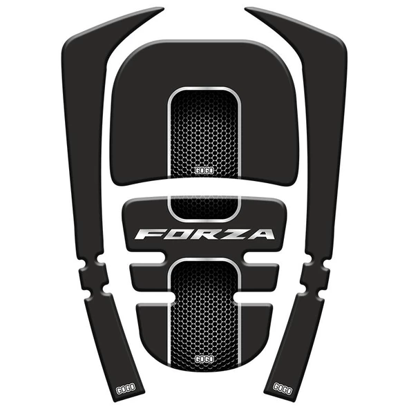 Honda Forza 2018 - 2020 Uyumlu Tank Pad 003 ürün görseli