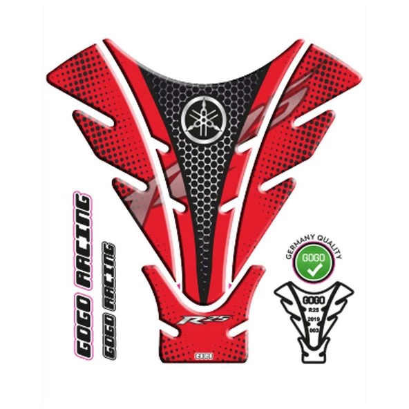 Yamaha R25 2019 - 2024 Uyumlu Tank Pad 003 ürün görseli