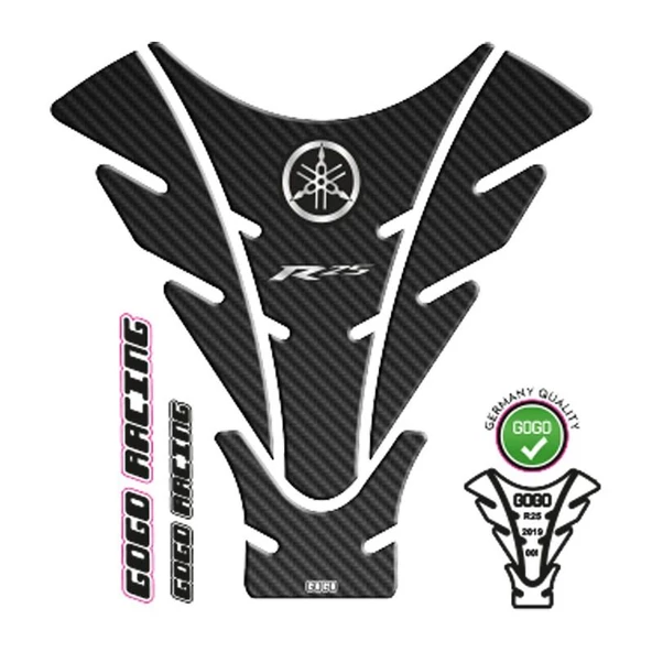 Yamaha R25 2019 - 2024 Uyumlu Tank Pad 001 ürün görseli