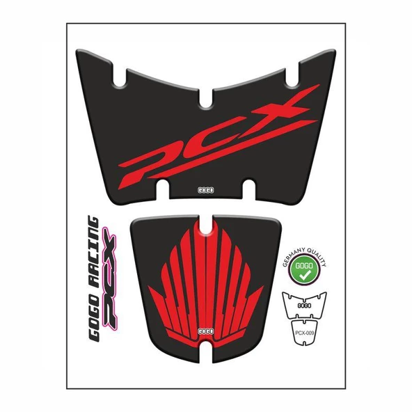Honda Pcx 2014 - 2017 Uyumlu Tank Pad 009 ürün görseli