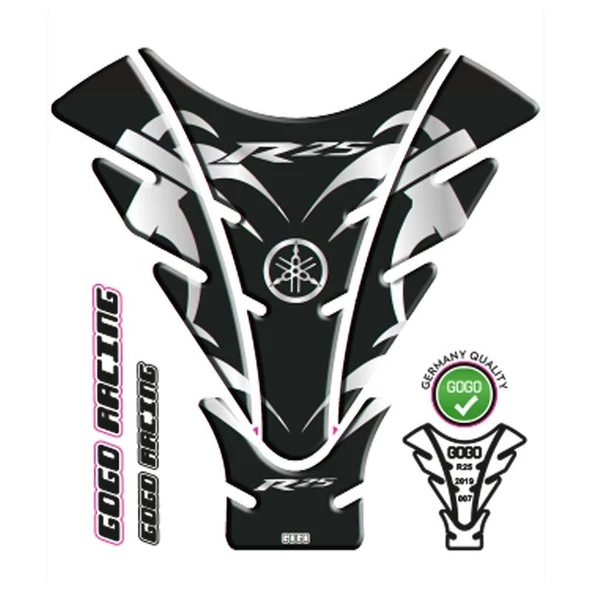 Yamaha R25 2019 - 2024 Uyumlu Tank Pad 007 ürün görseli