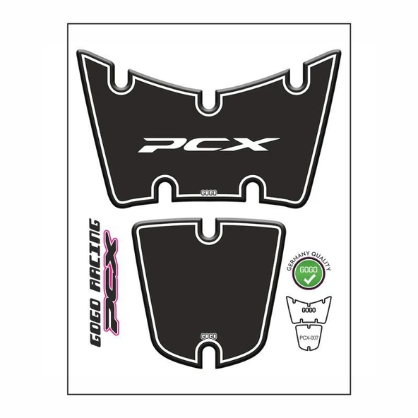 Honda Pcx 2014 - 2017 Uyumlu Tank Pad 007
