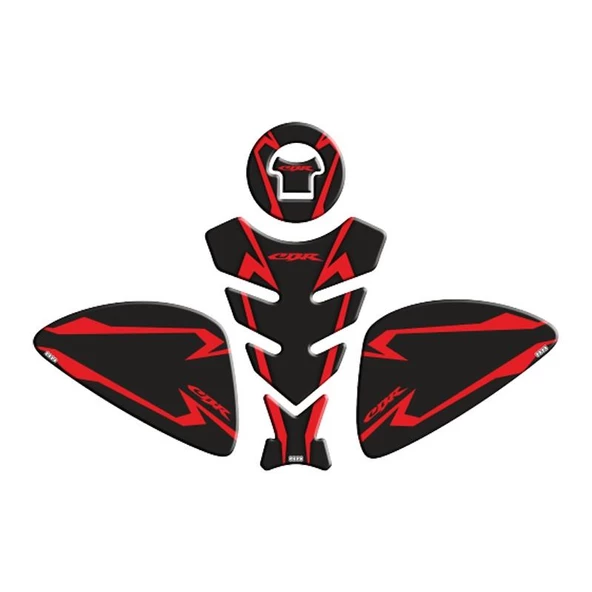 Honda Cbr 125Cc-250Cc 2005 - 2018 Uyumlu Tank Pad Set 005