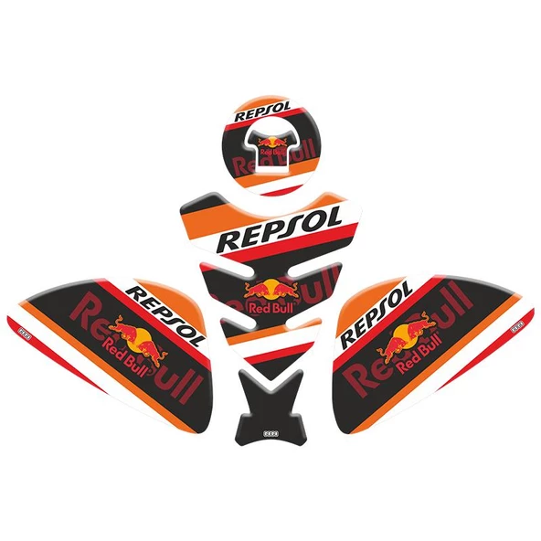Honda Cbr 125Cc-250Cc 2005 - 2018 Uyumlu Tank Pad Set 001 ürün görseli