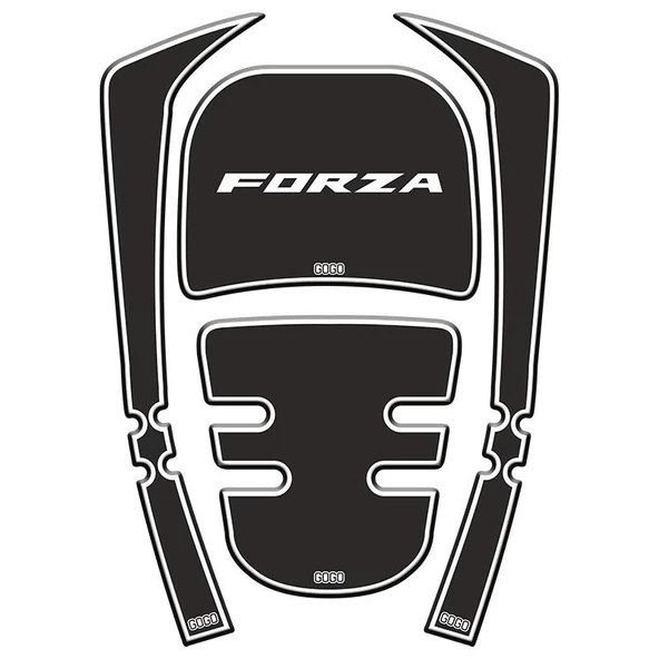 Honda Forza 2018 - 2020 Uyumlu Tank Pad 006