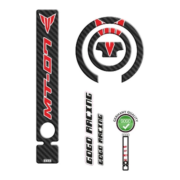 Yamaha Mt07 2014 - 2017 Uyumlu Tank Pad 002 ürün görseli