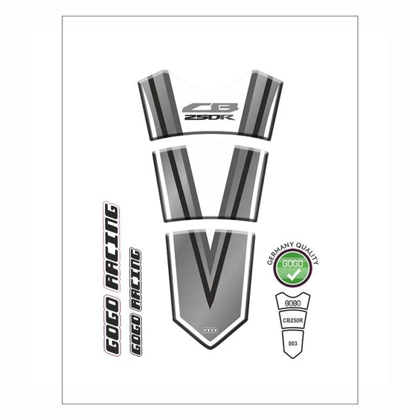 Honda Cb250R 2018 - 2024 Uyumlu Tank Pad ürün görseli