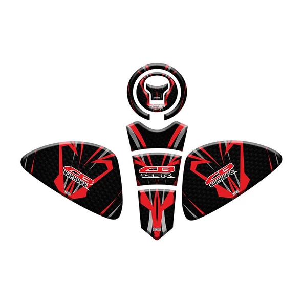 Honda Cb125R 2018 - 2024 Uyumlu Tank Pad Set ürün görseli