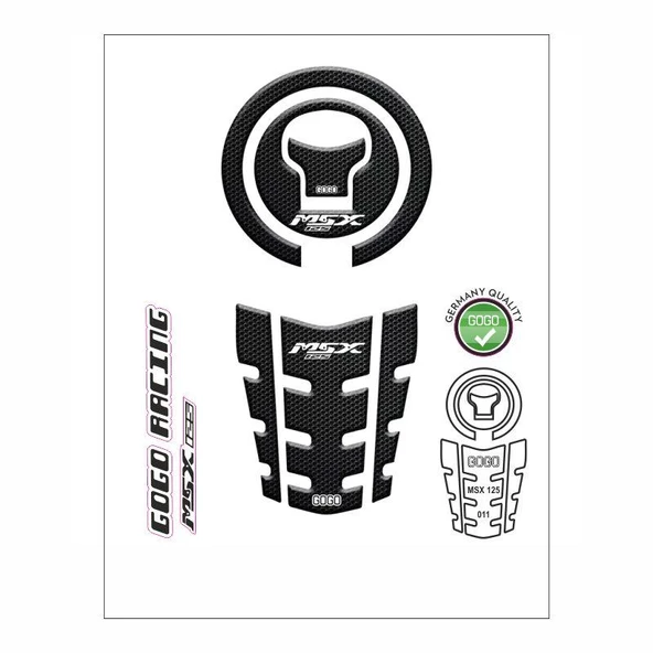 Honda Msx 2014 - 2022 Uyumlu Tank Pad 011 ürün görseli