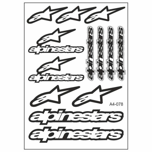 A4 Sticker 078 Tek Paket Çoklu ürün görseli