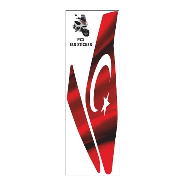 Honda Pcx 2018 - 2020 Uyumlu Far Sticker