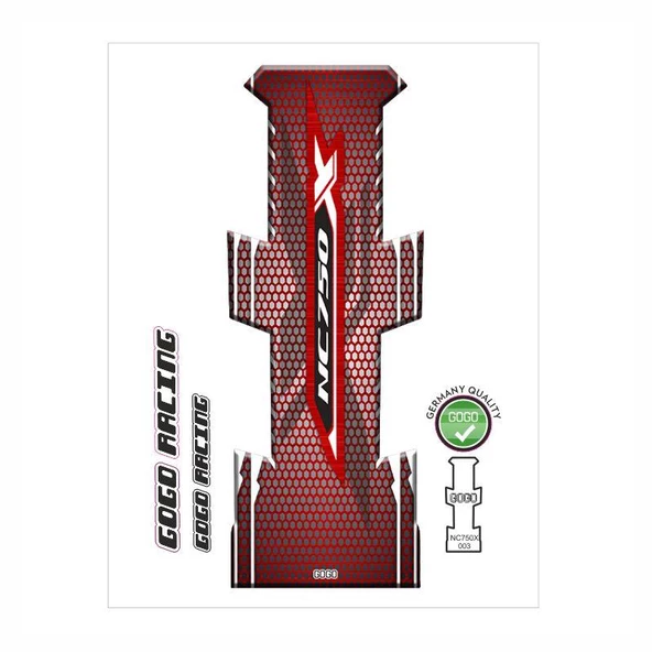 Honda Nc750X 2015 - 2020 Uyumlu Tank Pad 003 ürün görseli