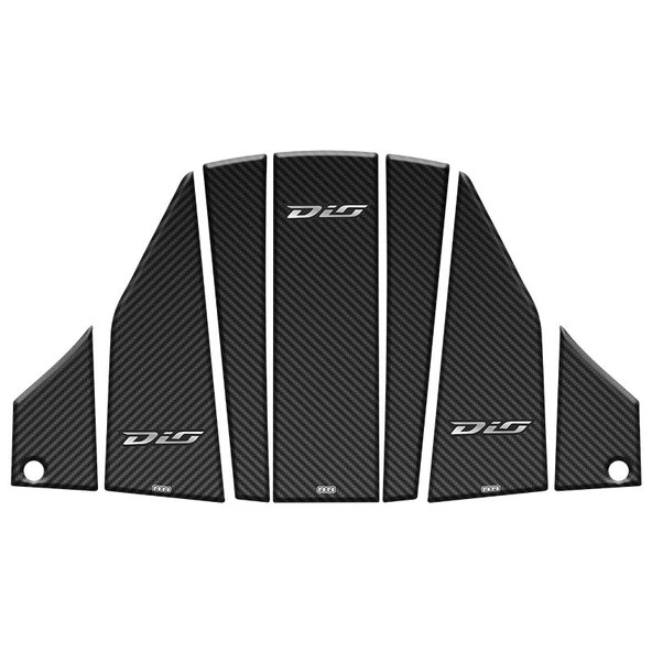 Honda Dio 2021 - 2024 Uyumlu Tank Pad Set 001 ürün görseli
