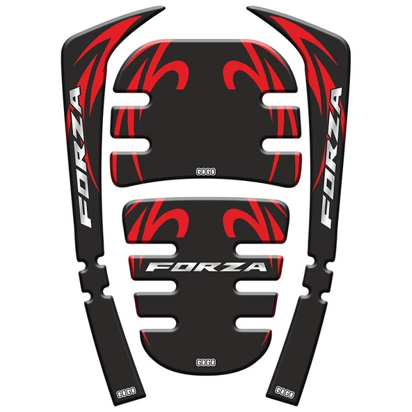 Honda Forza 2021 - 2024 Uyumlu Tank Pad 005 ürün görseli